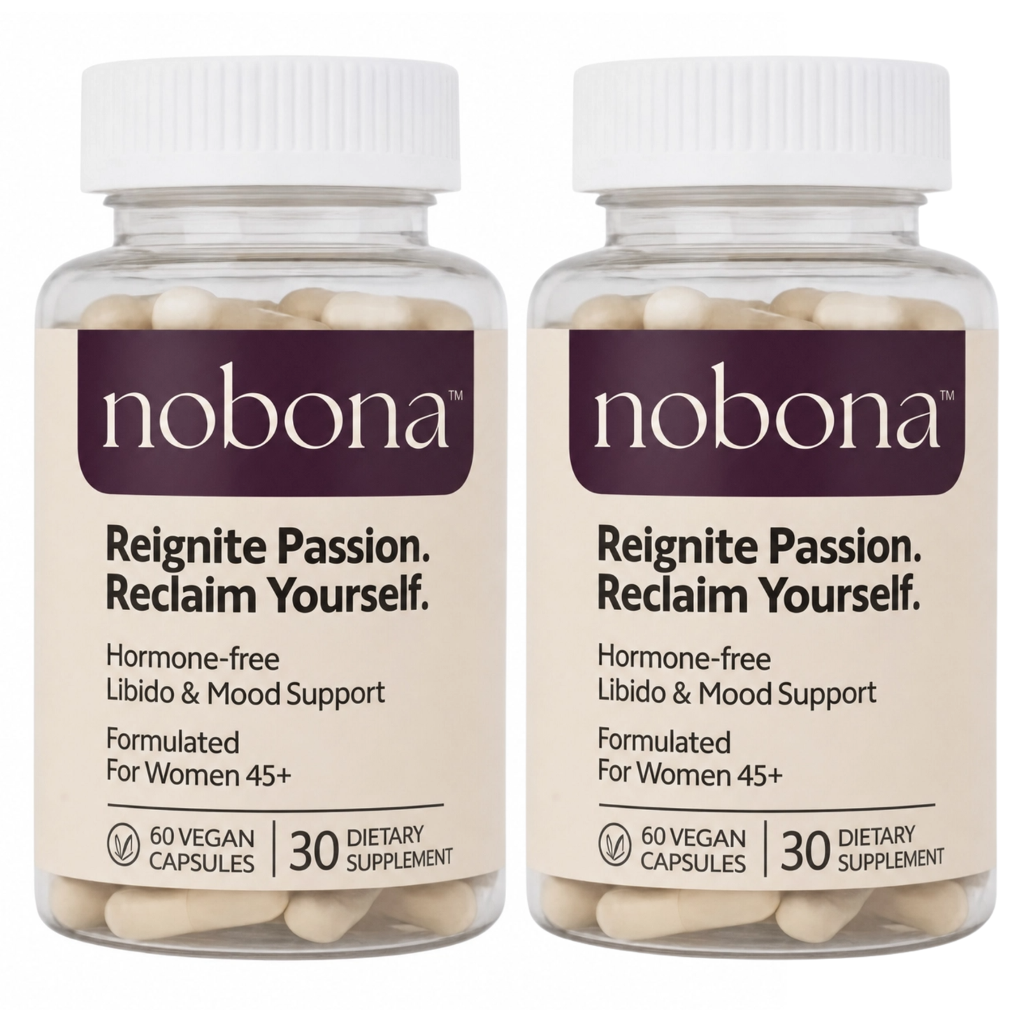 2 x Nobona™ Menopausal Libido Formula + Free eBook